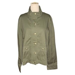 J. Crew Utility Jacket in Sage Green